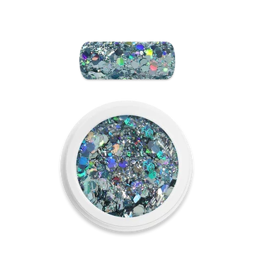Moyra Holo glitter mix No. 09 Light blue 1g