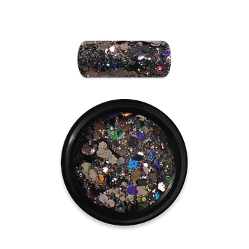 Moyra Holo glitter mix No. 10 Black 3g