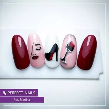LacGel LaQ X Gél Lakk 8ml - Red Grape X010 - The Red Classics