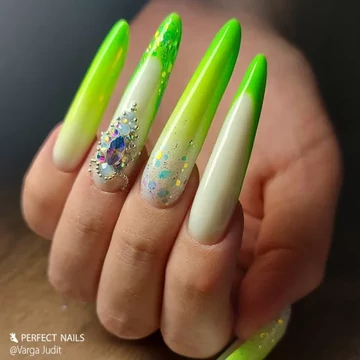 LacGel LaQ X Gél Lakk 8ml - Neon Kiwi X022 - It&#039;s Juicy