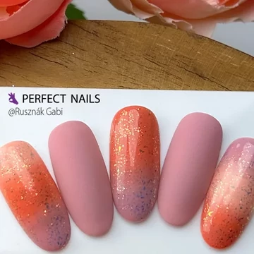 LacGel LaQ X Gél Lakk 4ml - Peachy Caviar X105 - Ombre Fusion