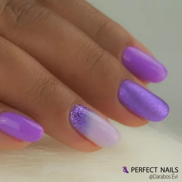 Metal Chrome Flakes - Körömdíszítő Pehely - Lila