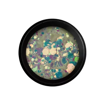 Körömdíszítő Glitter - Multisize - #12
