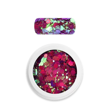 Moyra Holo glitter mix No. 14 Chameleon mauve 1g