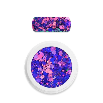 Moyra Holo glitter mix No. 15 Chameleon purple 1g