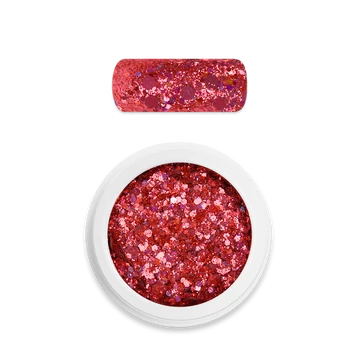 Moyra Holo glitter mix No. 17 Chameleon coral 1g