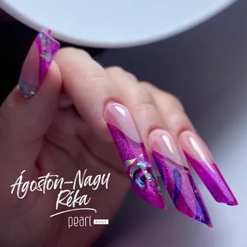 Neon Cat Eye Effect 733 gél lakk - violet