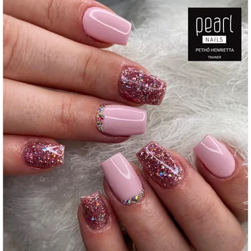 Classic 808 gél lakk - holo pink