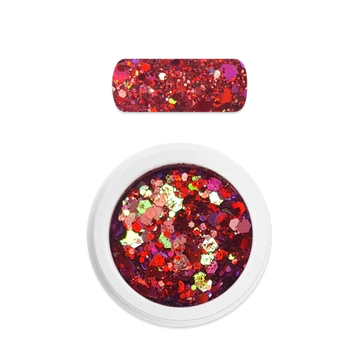 Moyra Holo glitter mix No. 27 Chameleon red