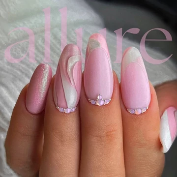 allure 003 prémium rózsaszín gél lakk