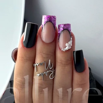 Allure 100 prémium fekete gél lakk