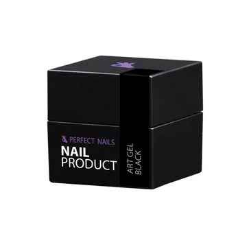 Art Gel - Műköröm Díszítő Színes Zselé - Black