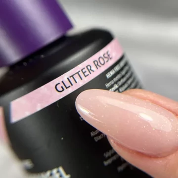 Liquid Polygel - Glitter Rose - 15ml