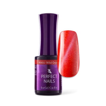 Perfect Nails LacGel CatEye C001 - 8ml - Jungle - Wild Orange