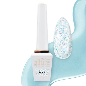 Allure G057 prémium multicolor csillámos effekt gél lakk