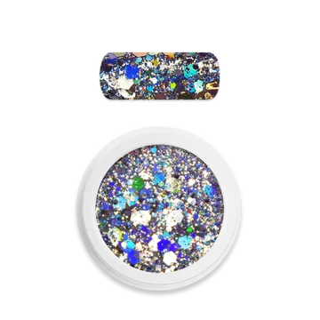 Moyra Holo glitter mix No. 01 Silver