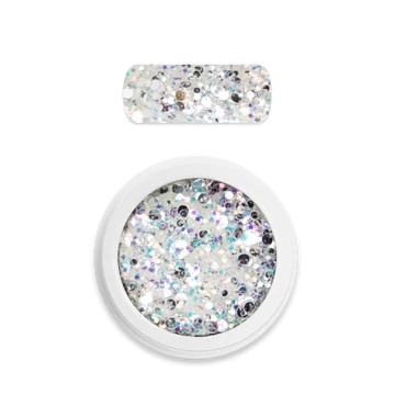 Moyra Holo glitter mix No. 05 White