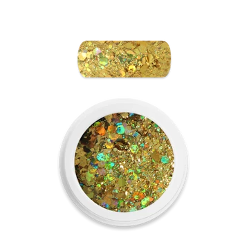 Moyra Holo glitter mix No. 07 Dark gold