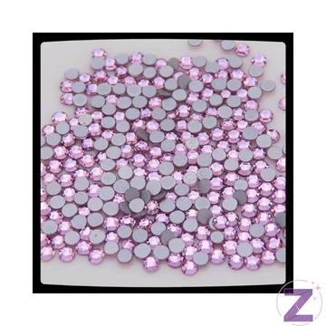 Zodiac - strasszkő ss3 Light Rose