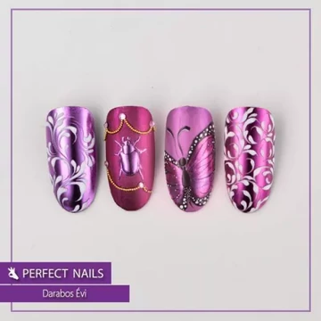 Chrome Powder - Körömdíszítő Krómpor - Magenta