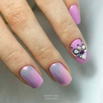 Chrome Powder - Körömdíszítő Unikornis Krómpor - Lila