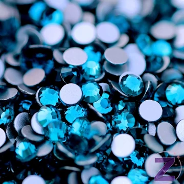 Zodiac - strasszkő ss3 Zircon Blue