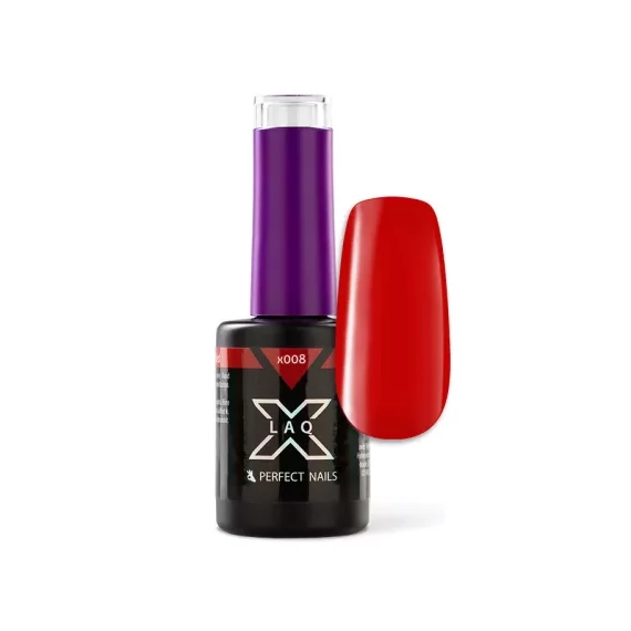 LacGel LaQ X Gél Lakk 8ml - Apple Red X008 - The Red Classics