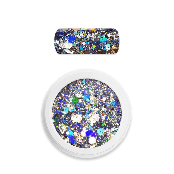 Moyra Holo glitter mix No. 01 Silver 3g