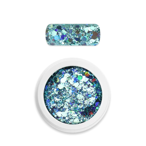 Moyra Holo glitter mix No. 04 Turquoise 3g
