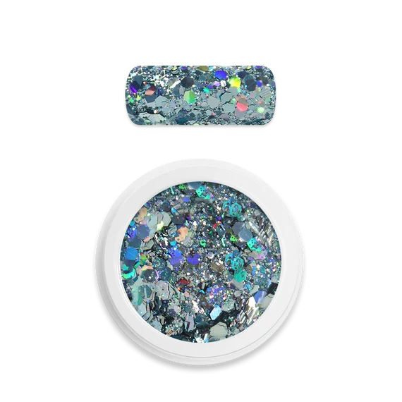 Moyra Holo glitter mix No. 09 Light blue 1g