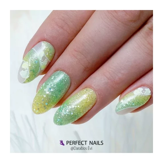 LacGel LaQ X Gél Lakk 8ml - Yellow X069 - Sparkle