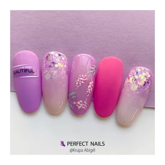 Körömdíszítő Glitter - Multisize - Inspire #4