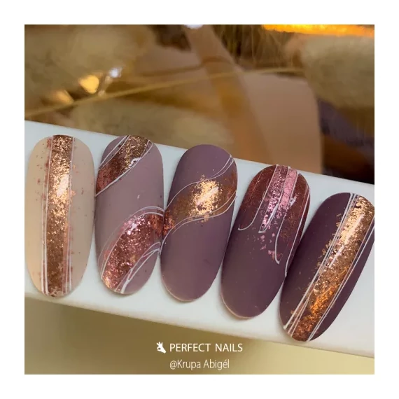 Metal Chrome Flakes - Körömdíszítő Pehely - Bronz