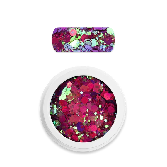Moyra Holo glitter mix No. 14 Chameleon mauve 1g