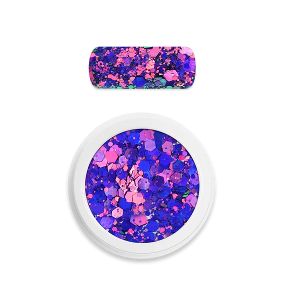 Moyra Holo glitter mix No. 15 Chameleon purple 1g