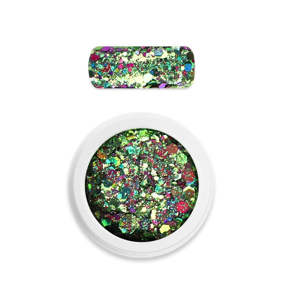 Moyra Holo glitter mix No. 18 Chameleon green 1g