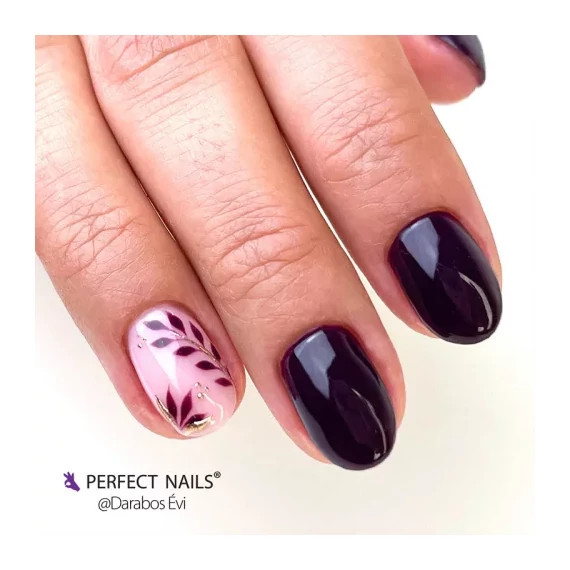 Color Rubber Base Gel - Színezett Alapzselé 8ml - Dark Plum