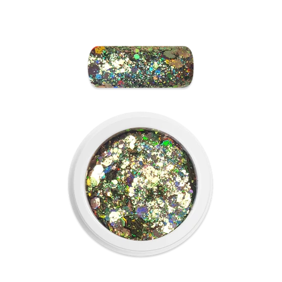 Moyra Holo glitter mix No. 28 Light green