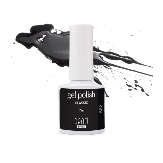 Classic 502 gél lakk - fekete 7ml