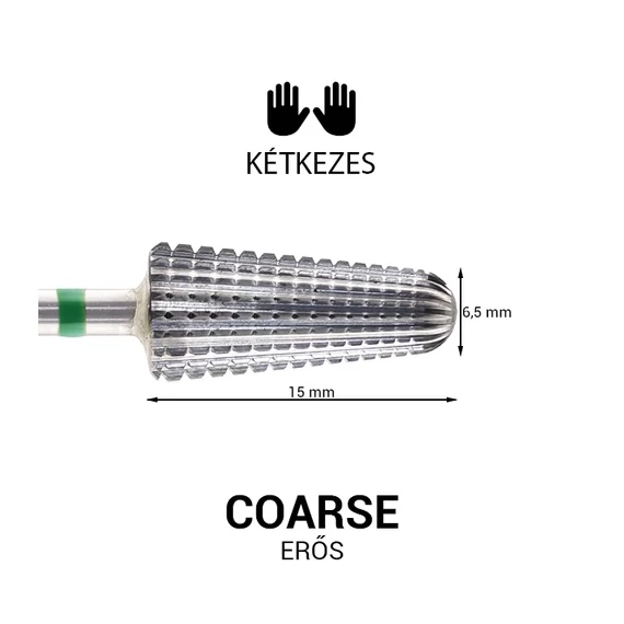 VOLCANO karbid csiszolófej - KÉTKEZES - Coarse