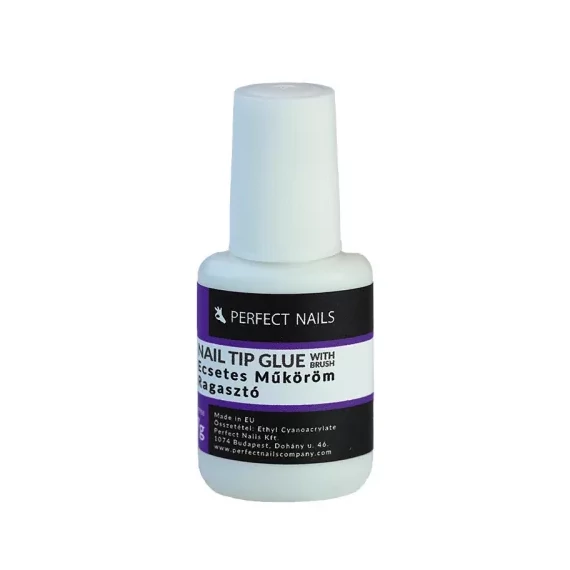 Nail Tip Glue with Brush - Ecsetes Műköröm Ragasztó 7g