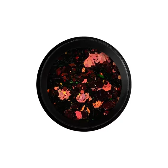 Körömdíszítő Glitter - Multisize - #8