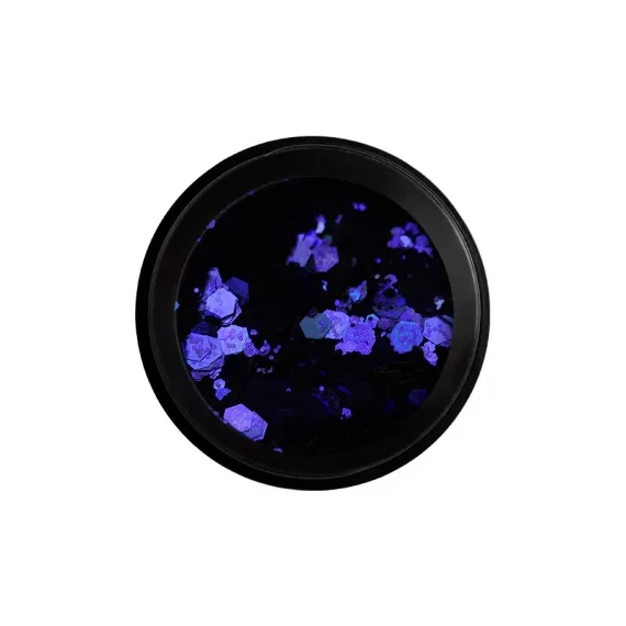 Körömdíszítő Glitter - Multisize - #9