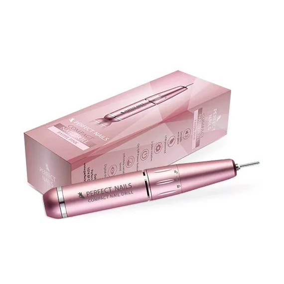 Compact Nail Drill Csiszológép - Hordozható Köröm Csiszológép - Pasztell Pink - 160cm Kábel