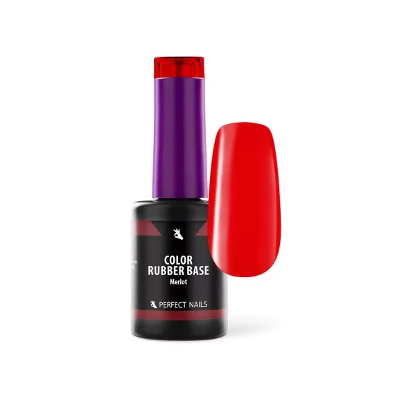Color Rubber Base Gel - Színezett Alapzselé 8ml - Merlot