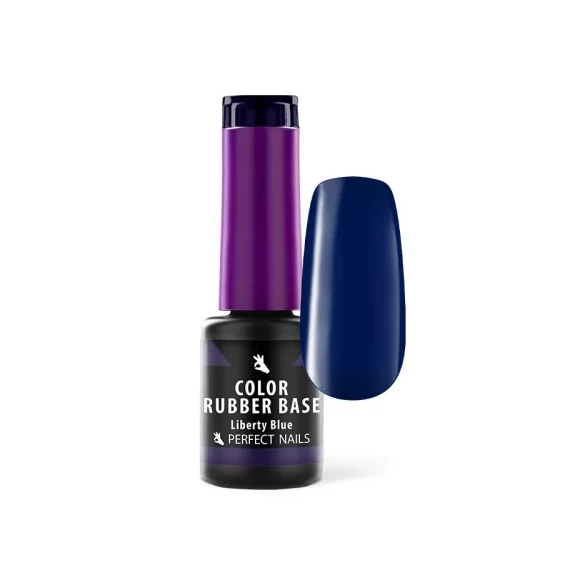 Color Rubber Base Gel - Színezett Alapzselé 4ml - Liberty Blue