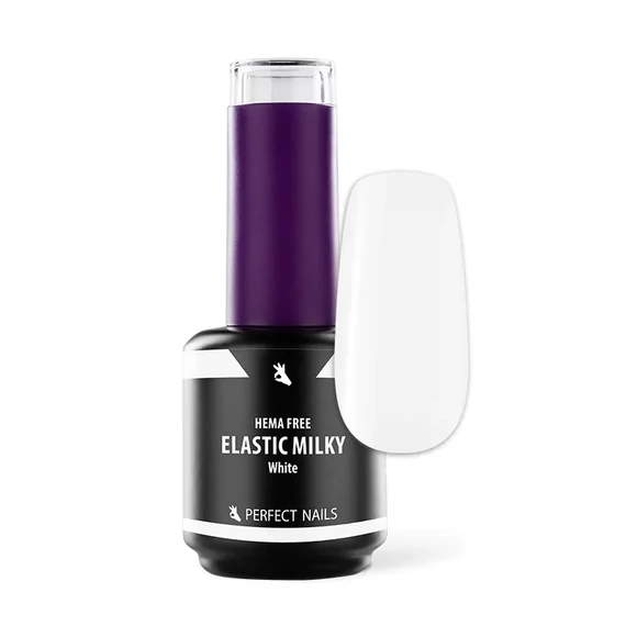 Elastic Milky Base Gel - Hema Free Erősített Gél Lakk Alap - Milky White - 15ml