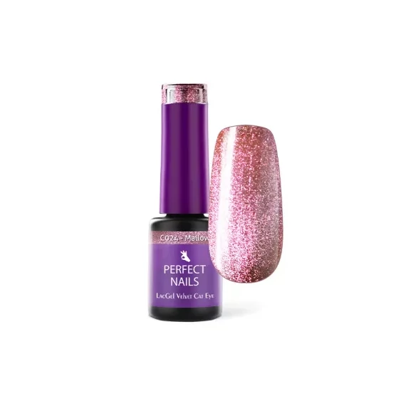 Perfect Nails LacGel Effect E024 Gél lakk 8ml - Lilac Shadow