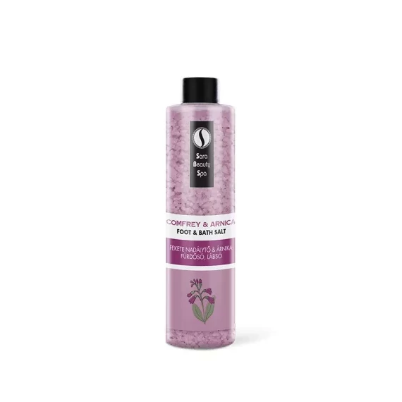 Izomlazító, regeneráló fürdősó, és lábáztató só – Árnika & Fekete nadálytő 330 g