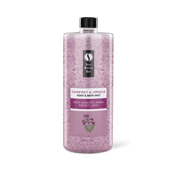 Izomlazító, regeneráló fürdősó, és lábáztató só – Árnika & Fekete nadálytő 1320 g